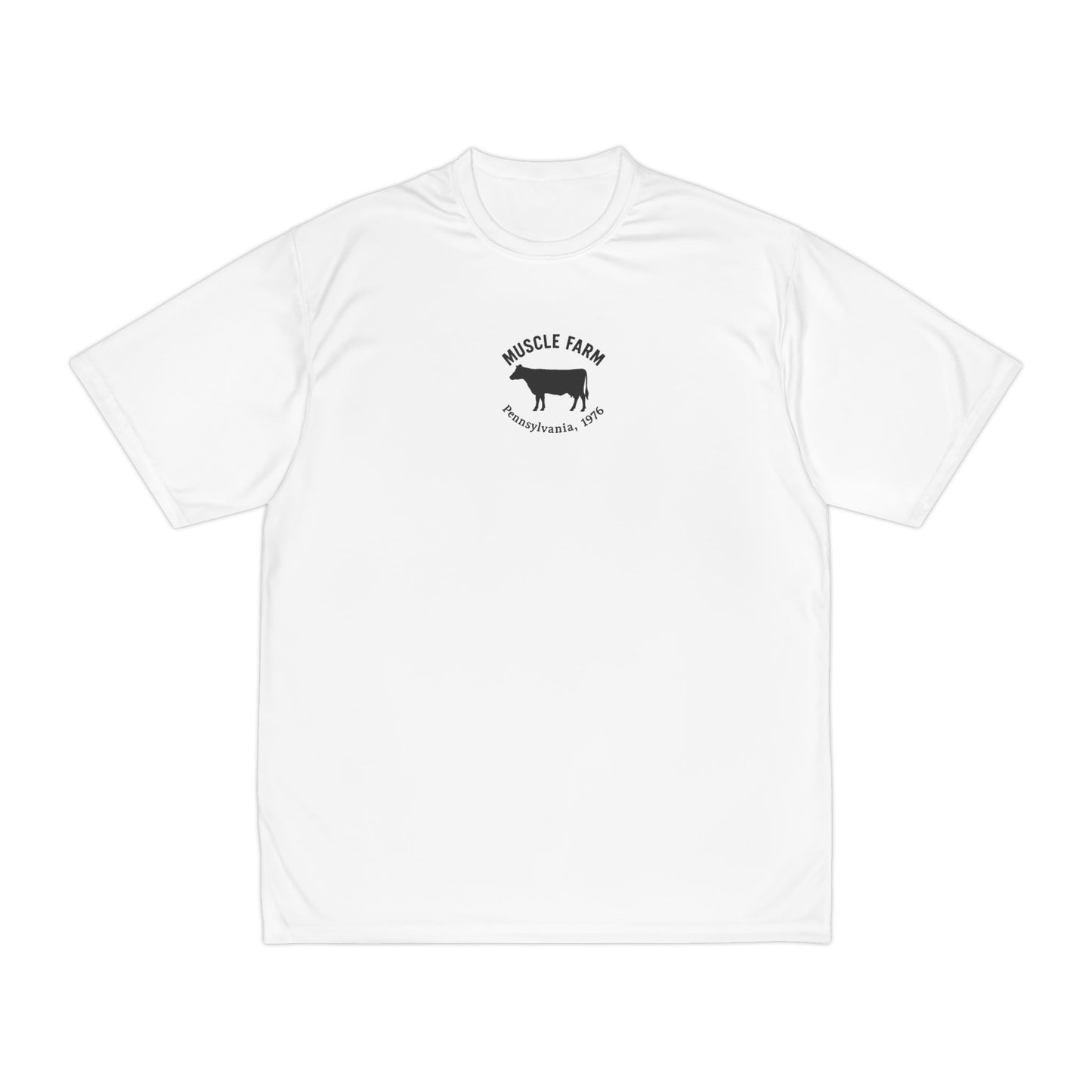 Performance T-Shirt for Men - Muscle Farm Work Ethic Badge of Honor Fitness Apparel