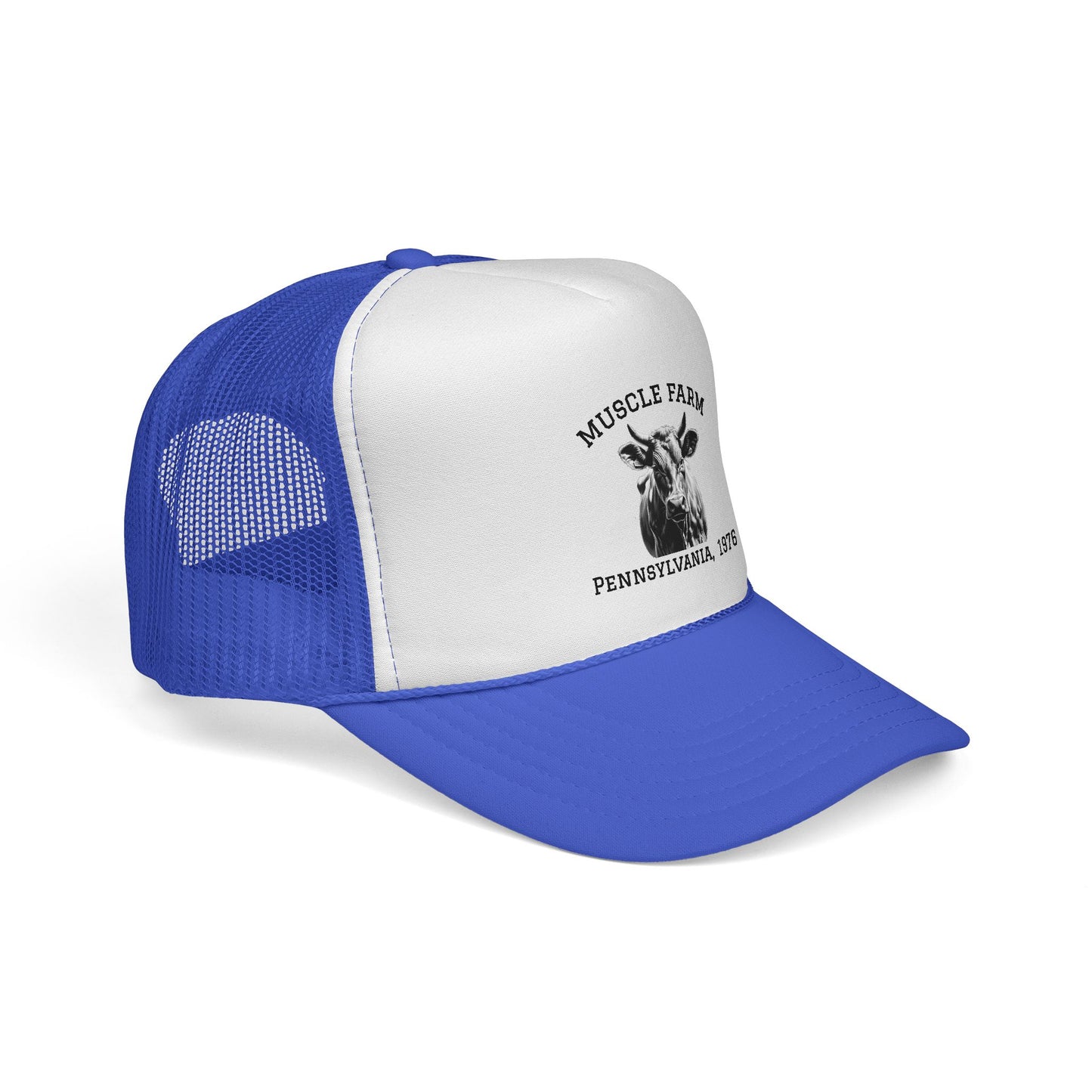 Fitness Trucker Cap - Muscle Farm Work Ethic Statement for Health & Strength