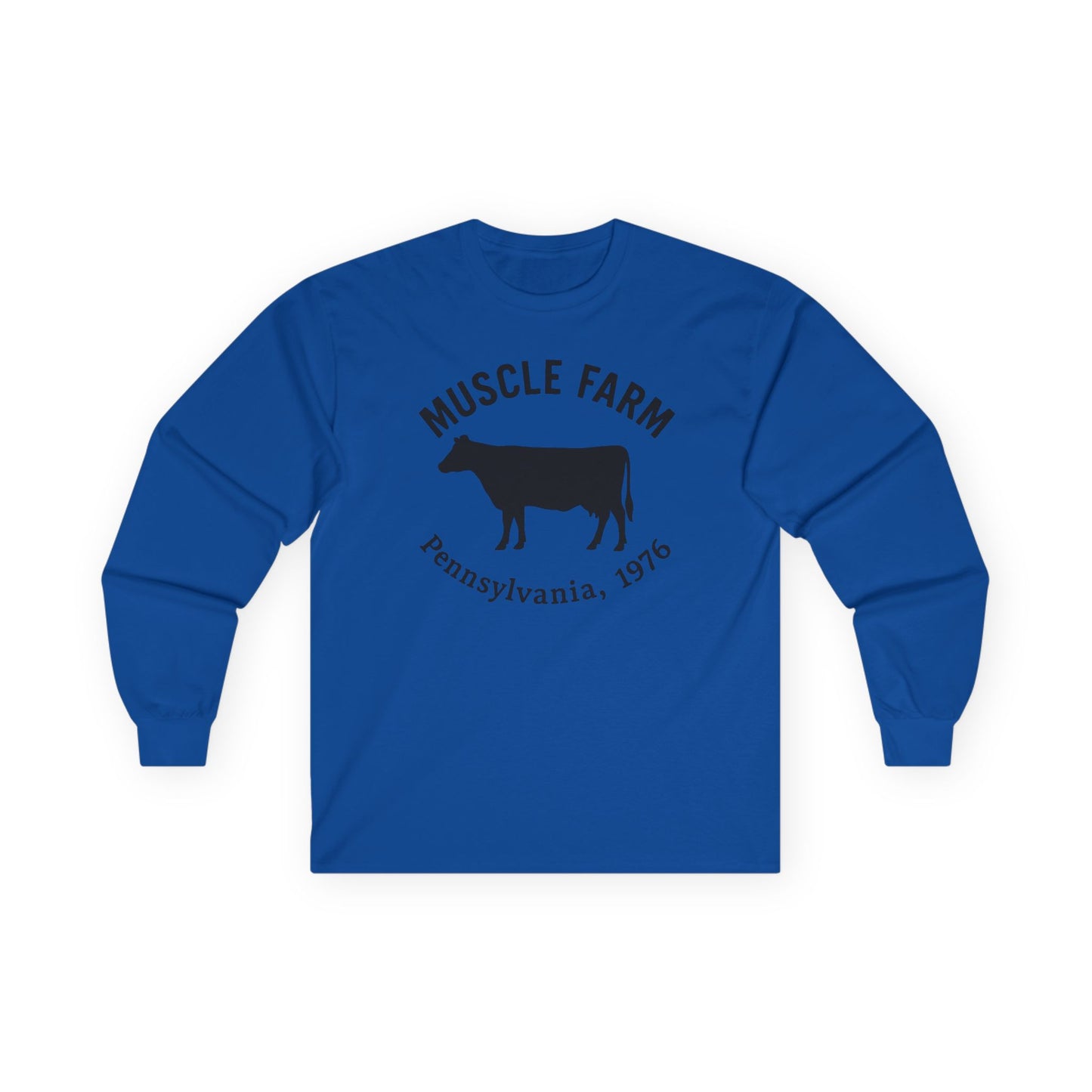 Muscle Farm Long Sleeve Tee - Harvest Your Gains, Unisex T-Shirt, Farm Aesthetic Apparel, Fitness Motivation Shirt, Casual Wear