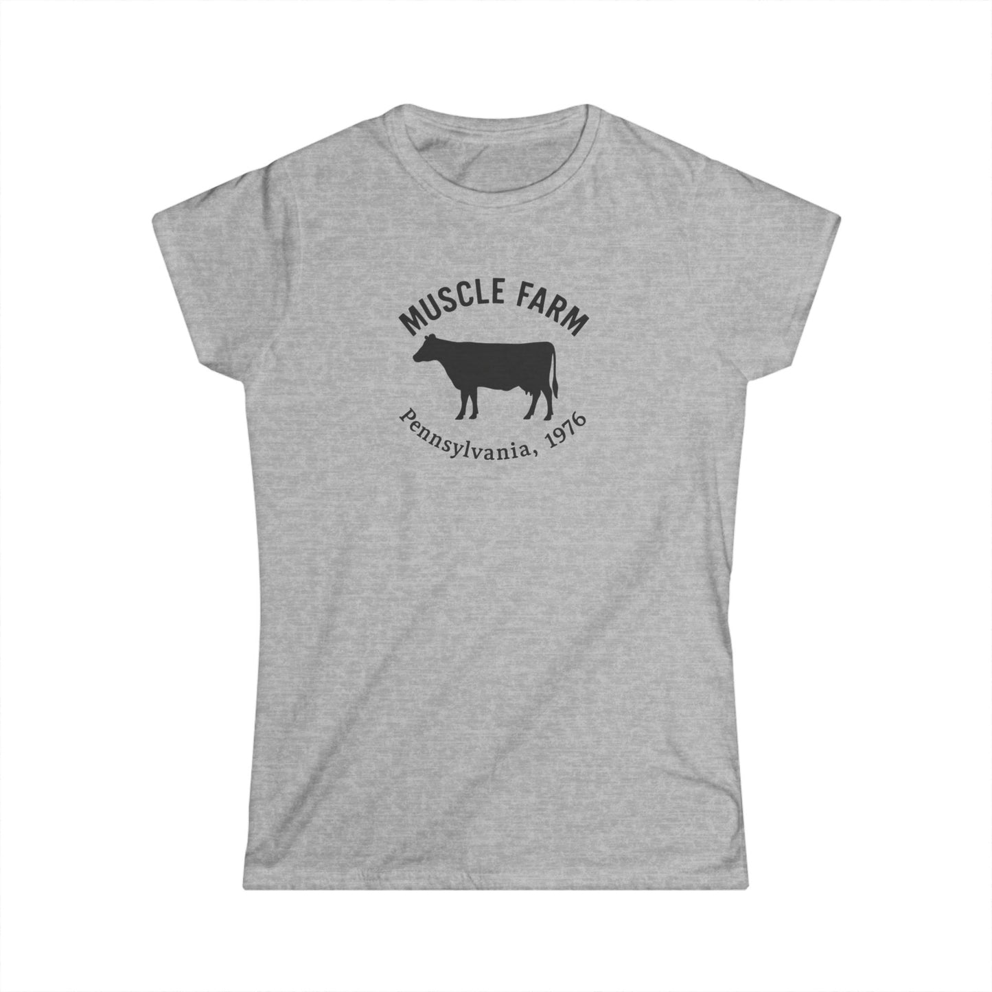 Women's Tee - Muscle Farm Wear Your Work Ethic Statement Shirt