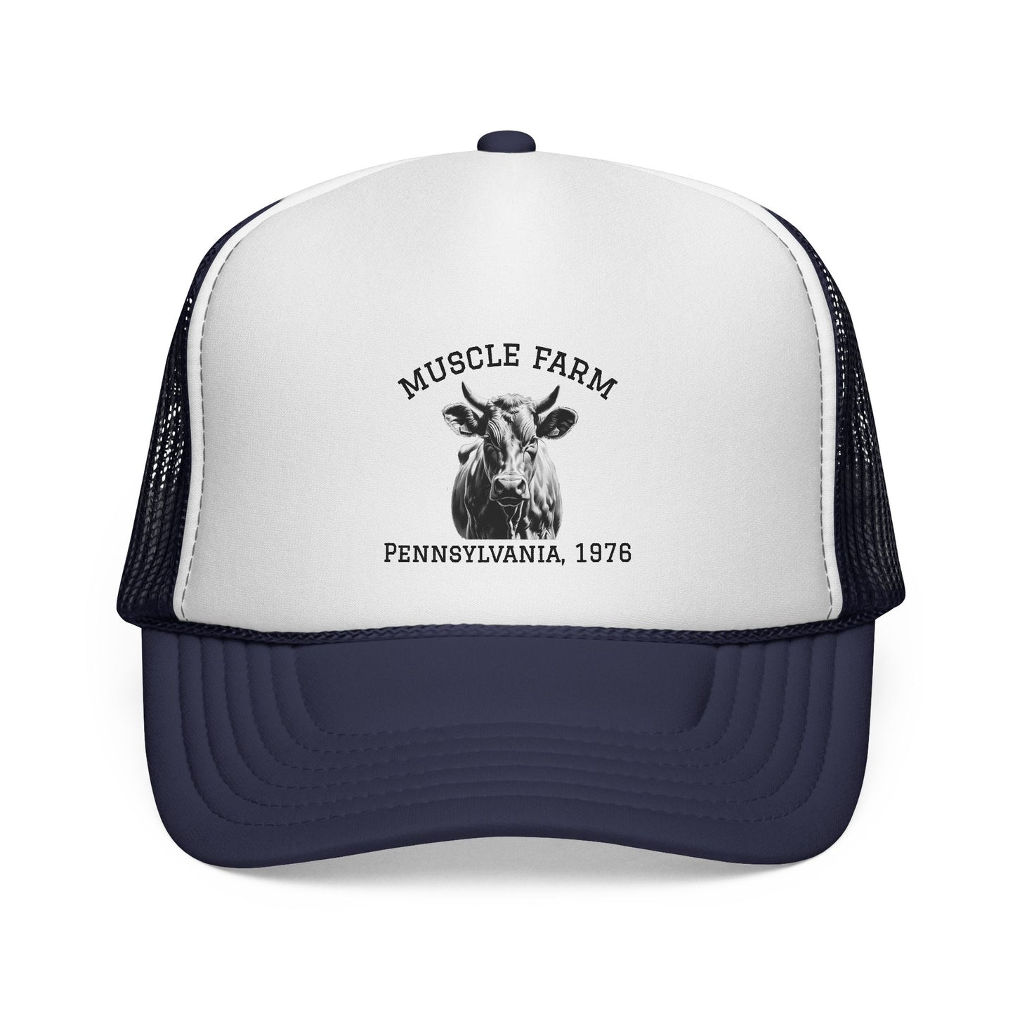Fitness Trucker Cap - Muscle Farm Work Ethic Statement for Health & Strength