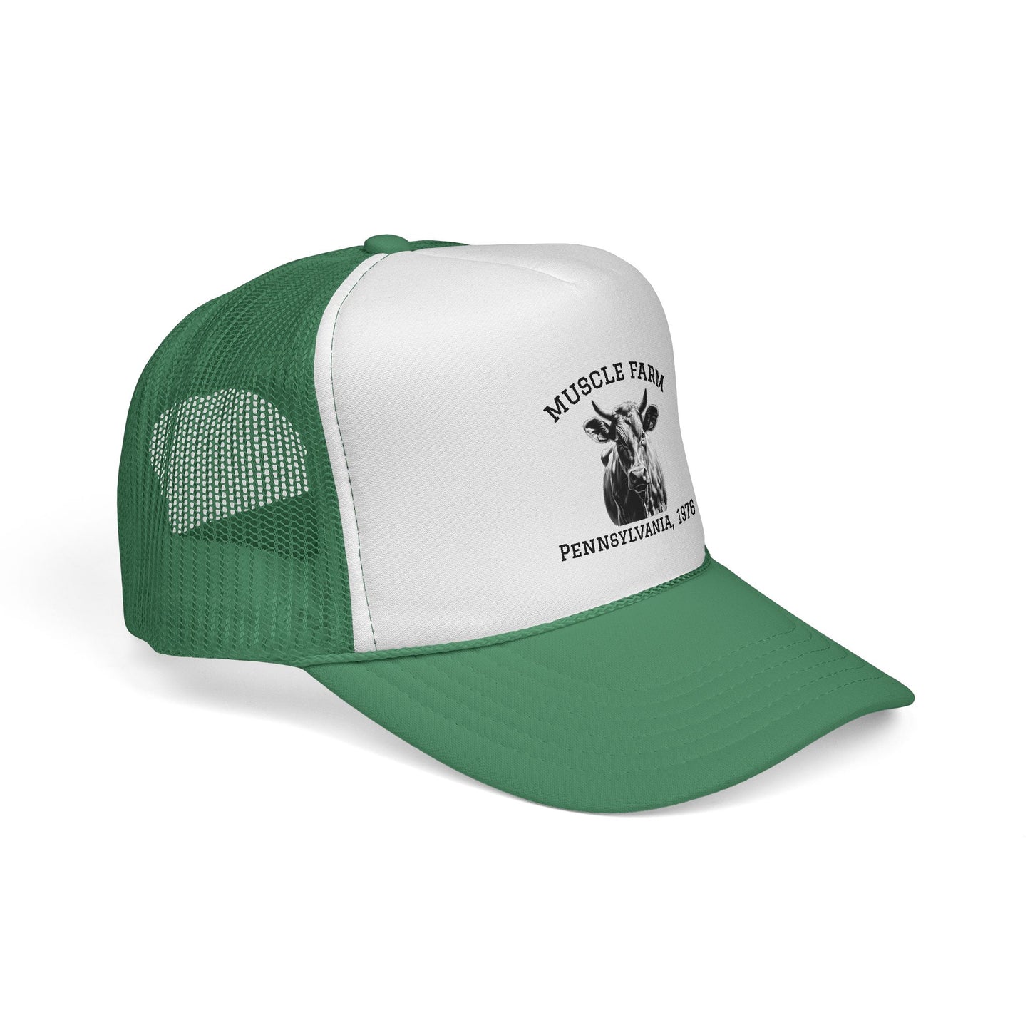 Fitness Trucker Cap - Muscle Farm Work Ethic Statement for Health & Strength