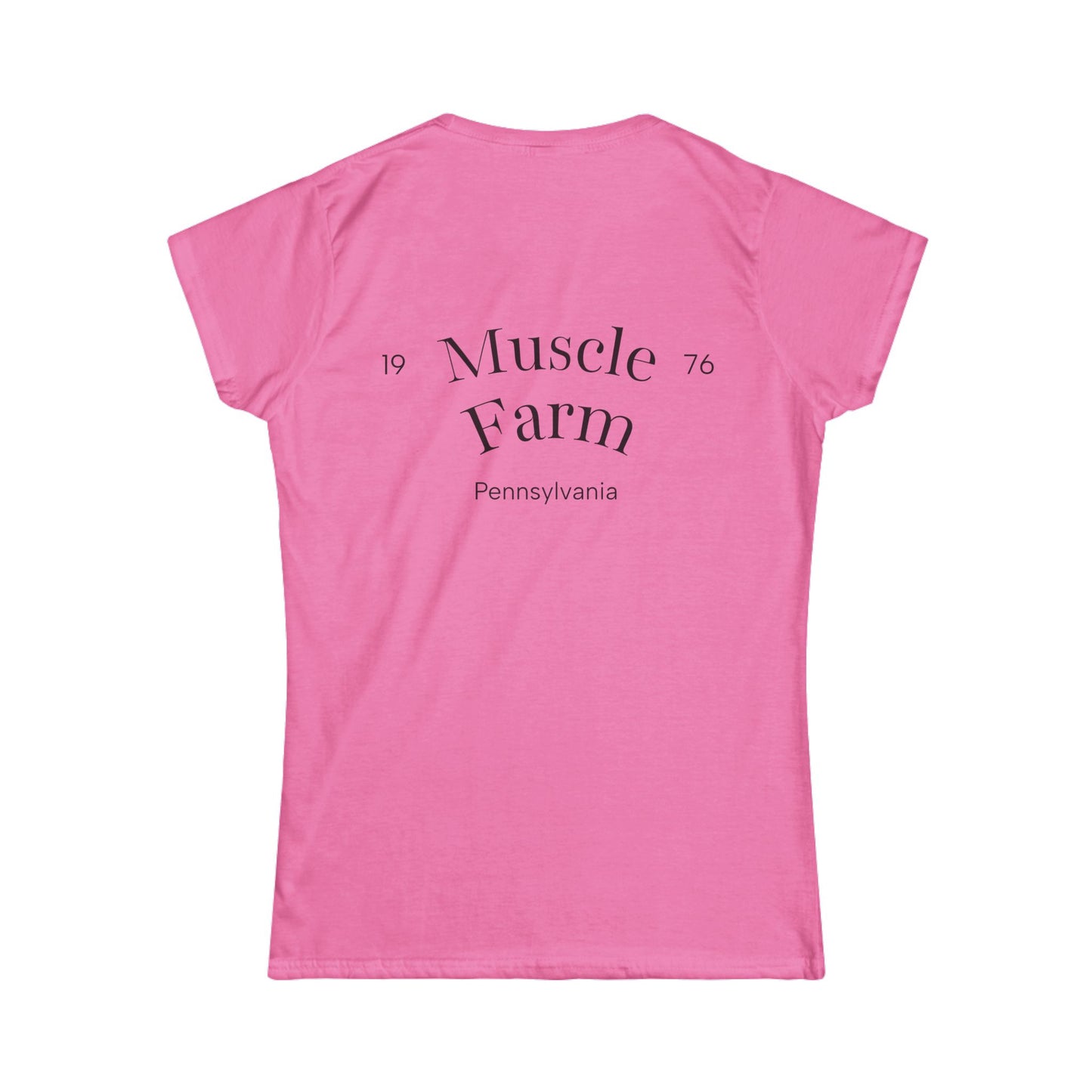 Women's Tee - Muscle Farm Wear Your Work Ethic Statement Shirt