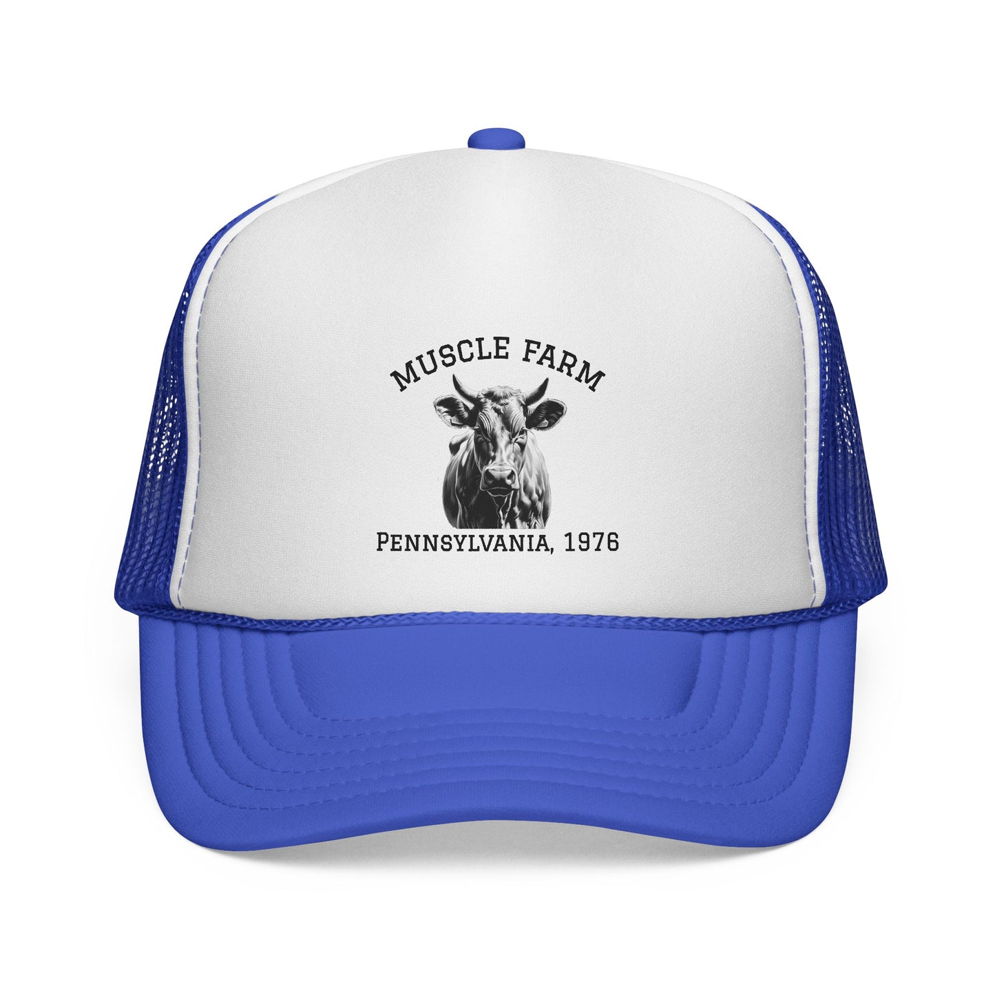Fitness Trucker Cap - Muscle Farm Work Ethic Statement for Health & Strength