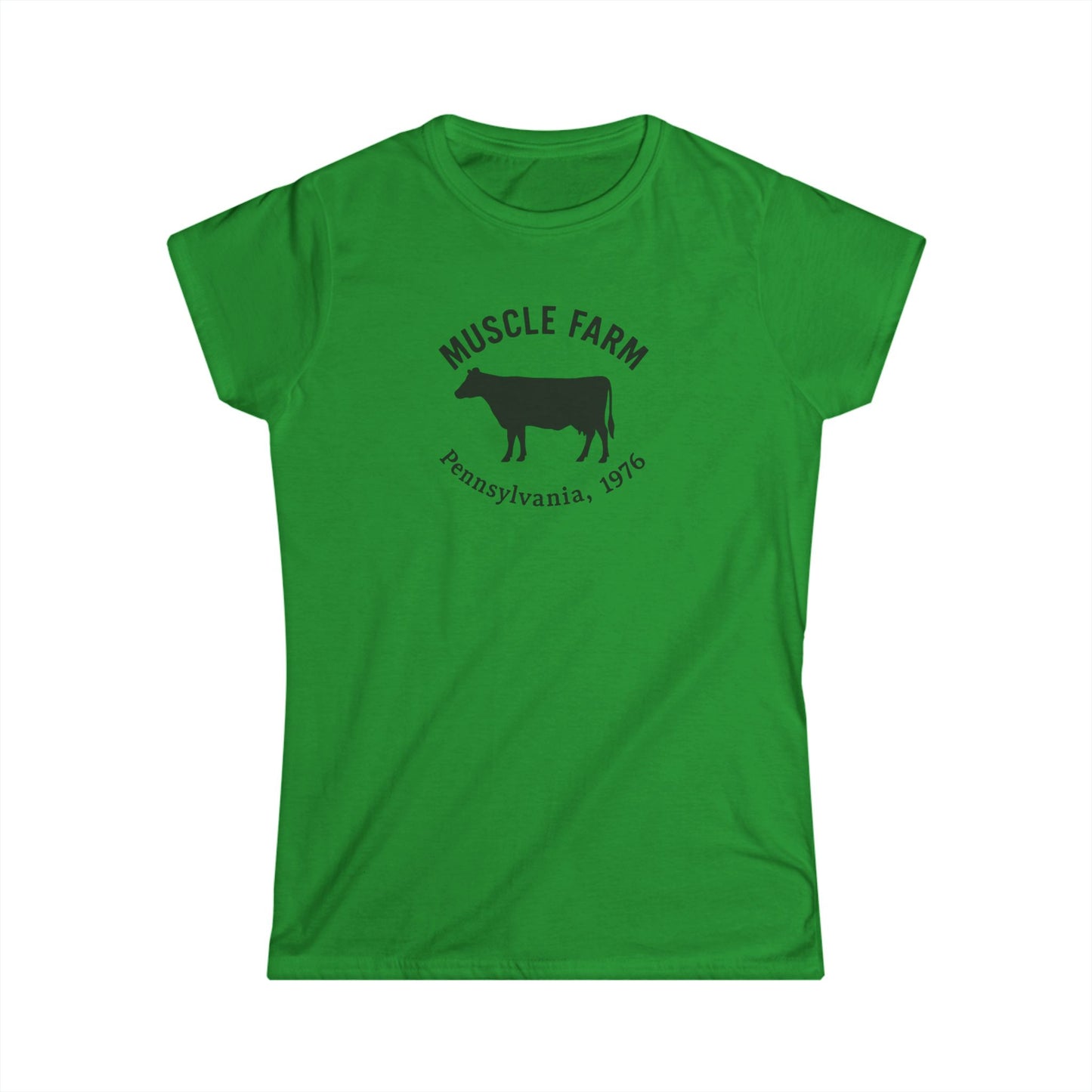 Women's Tee - Muscle Farm Wear Your Work Ethic Statement Shirt