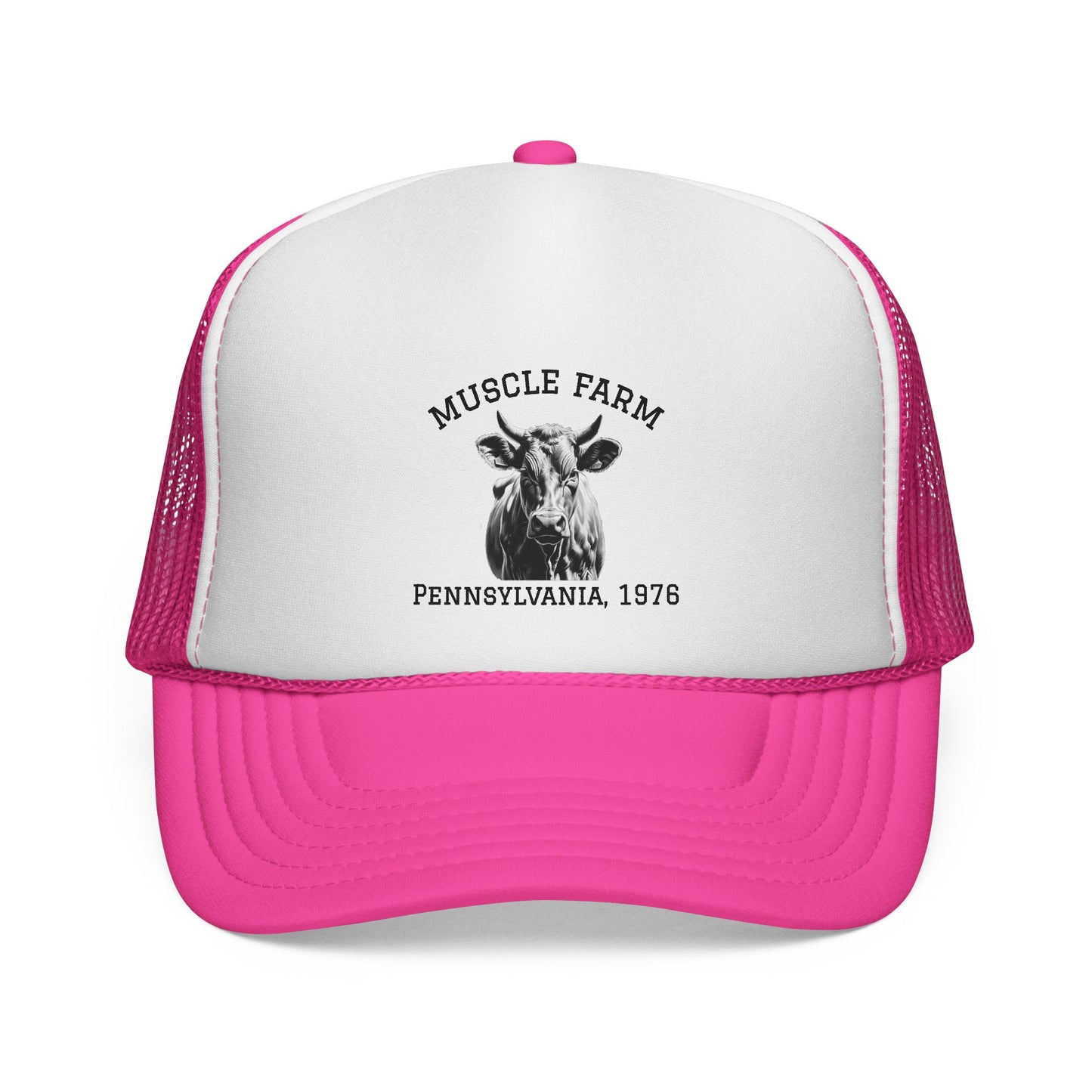 Fitness Trucker Cap - Muscle Farm Work Ethic Statement for Health & Strength