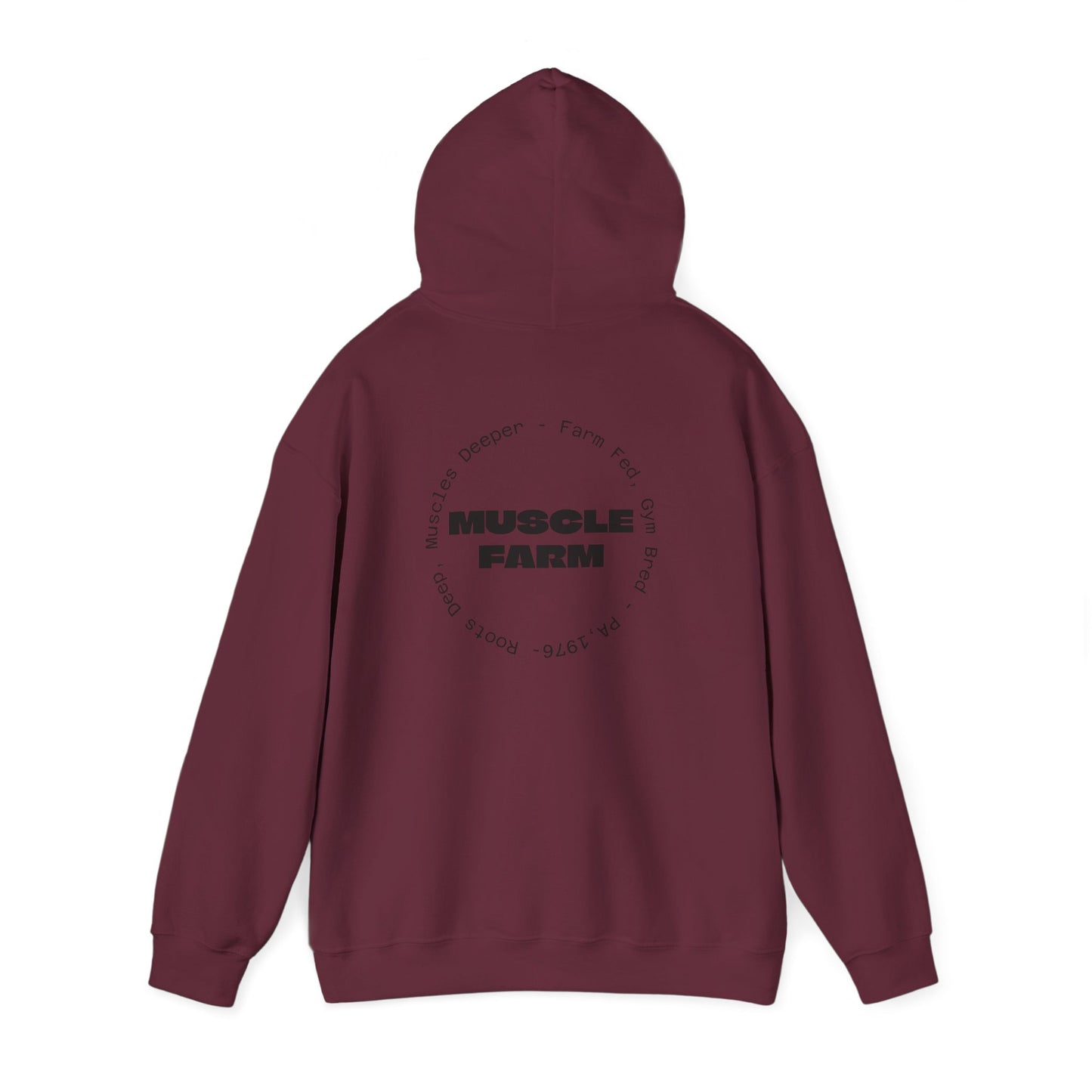 Muscle Farm Hooded Sweatshirt - Wear Your Work Ethic