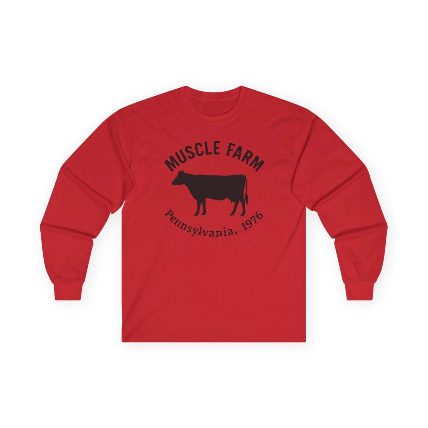 Muscle Farm Long Sleeve Tee - Harvest Your Gains, Unisex T-Shirt, Farm Aesthetic Apparel, Fitness Motivation Shirt, Casual Wear