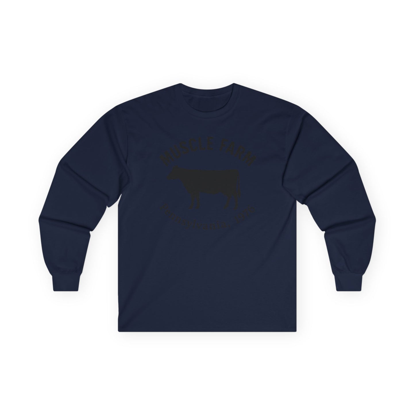 Muscle Farm Long Sleeve Tee - Harvest Your Gains, Unisex T-Shirt, Farm Aesthetic Apparel, Fitness Motivation Shirt, Casual Wear