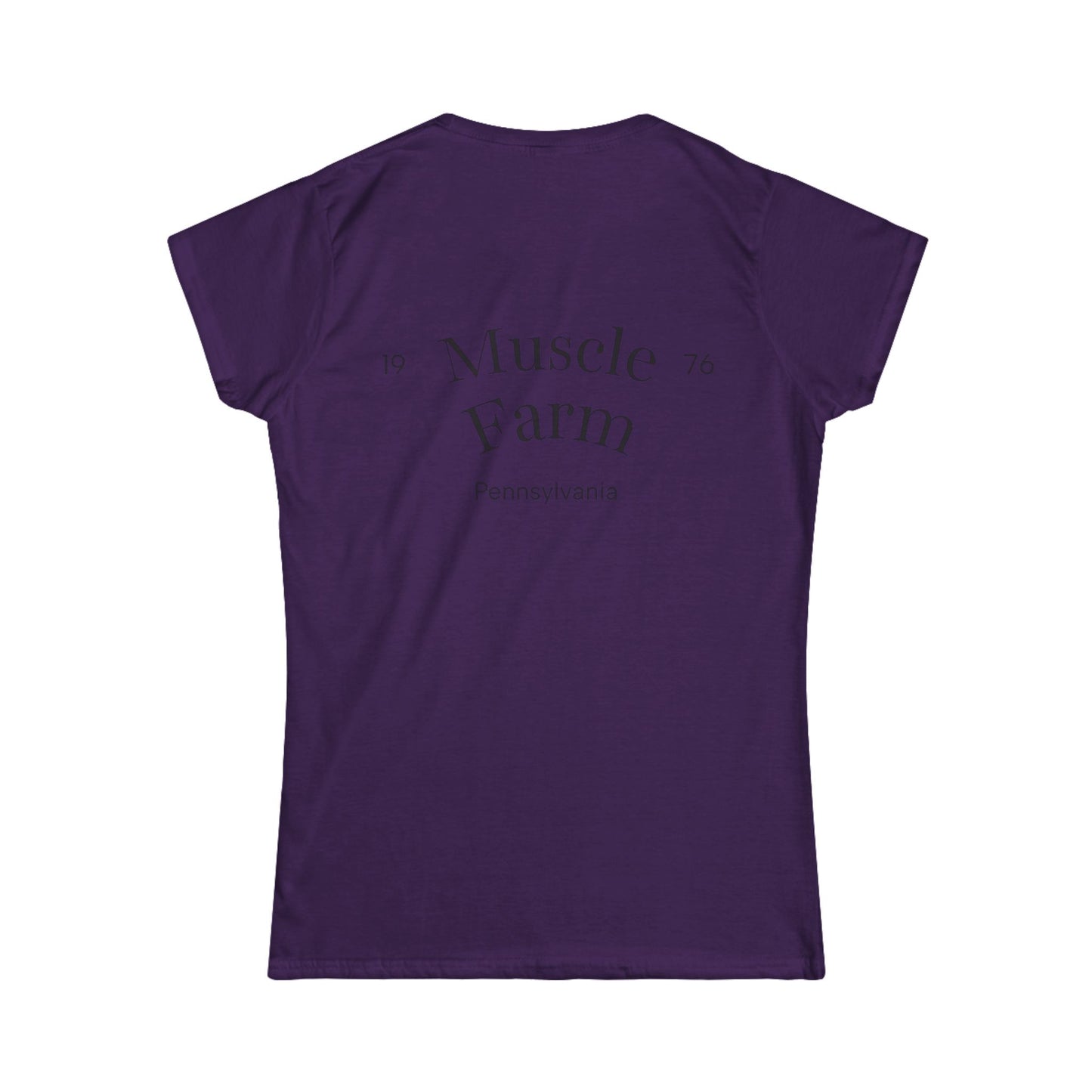 Women's Tee - Muscle Farm Wear Your Work Ethic Statement Shirt