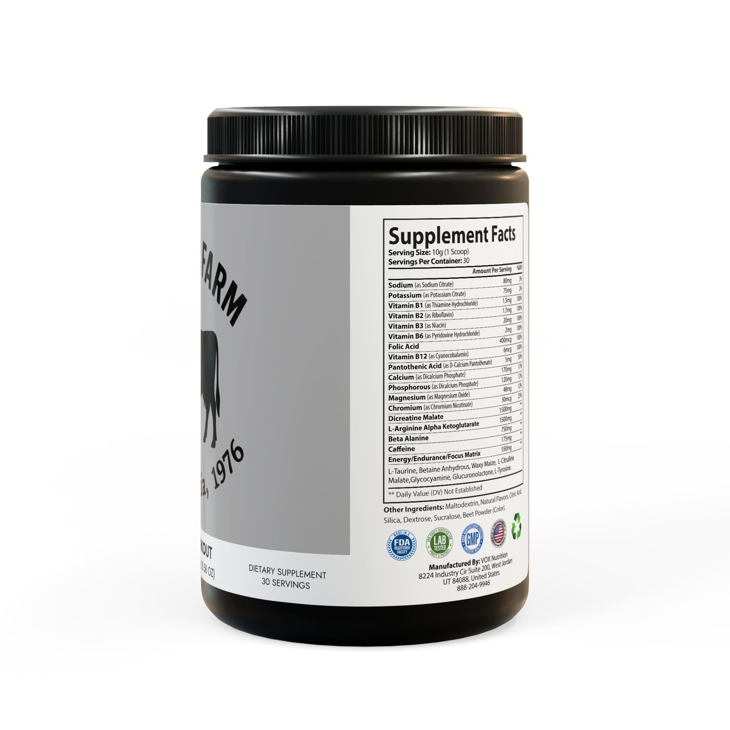 Pre-Workout Supplement, Watermelon (300g, 10.58oz)