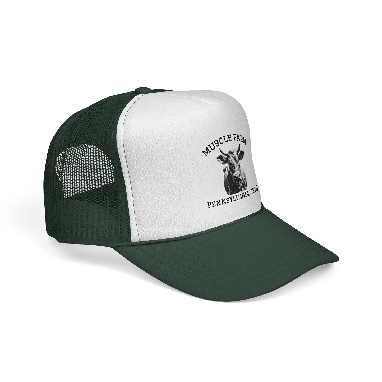 Fitness Trucker Cap - Muscle Farm Work Ethic Statement for Health & Strength