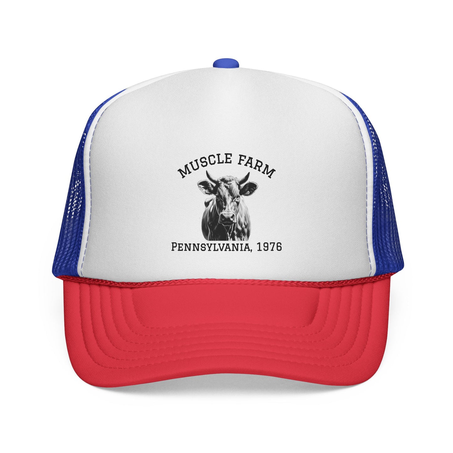Fitness Trucker Cap - Muscle Farm Work Ethic Statement for Health & Strength