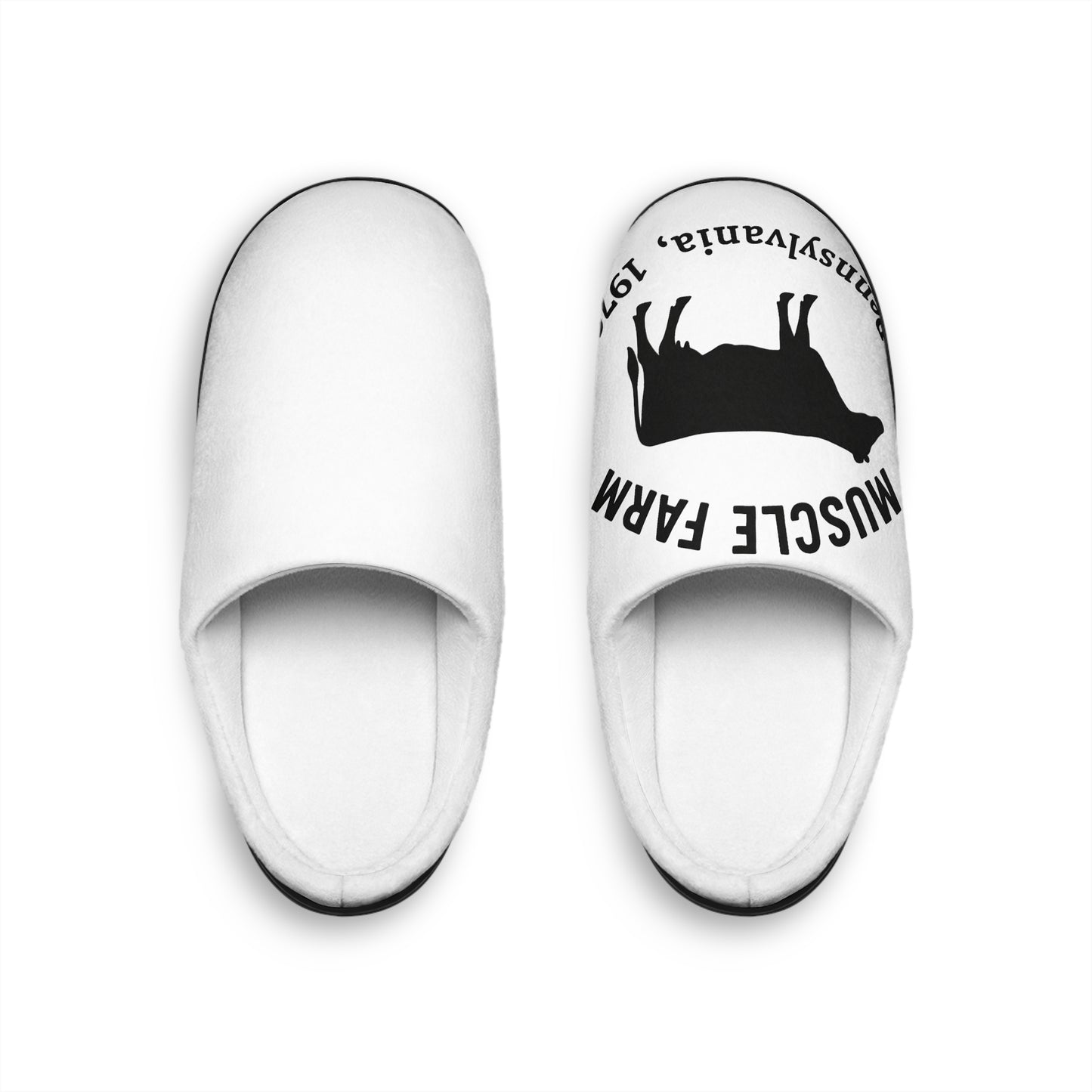 Cozy Farmhouse Slippers for Men, Personalized Indoor Slippers, Gift for Him, Casual Comfort, Home Relaxation