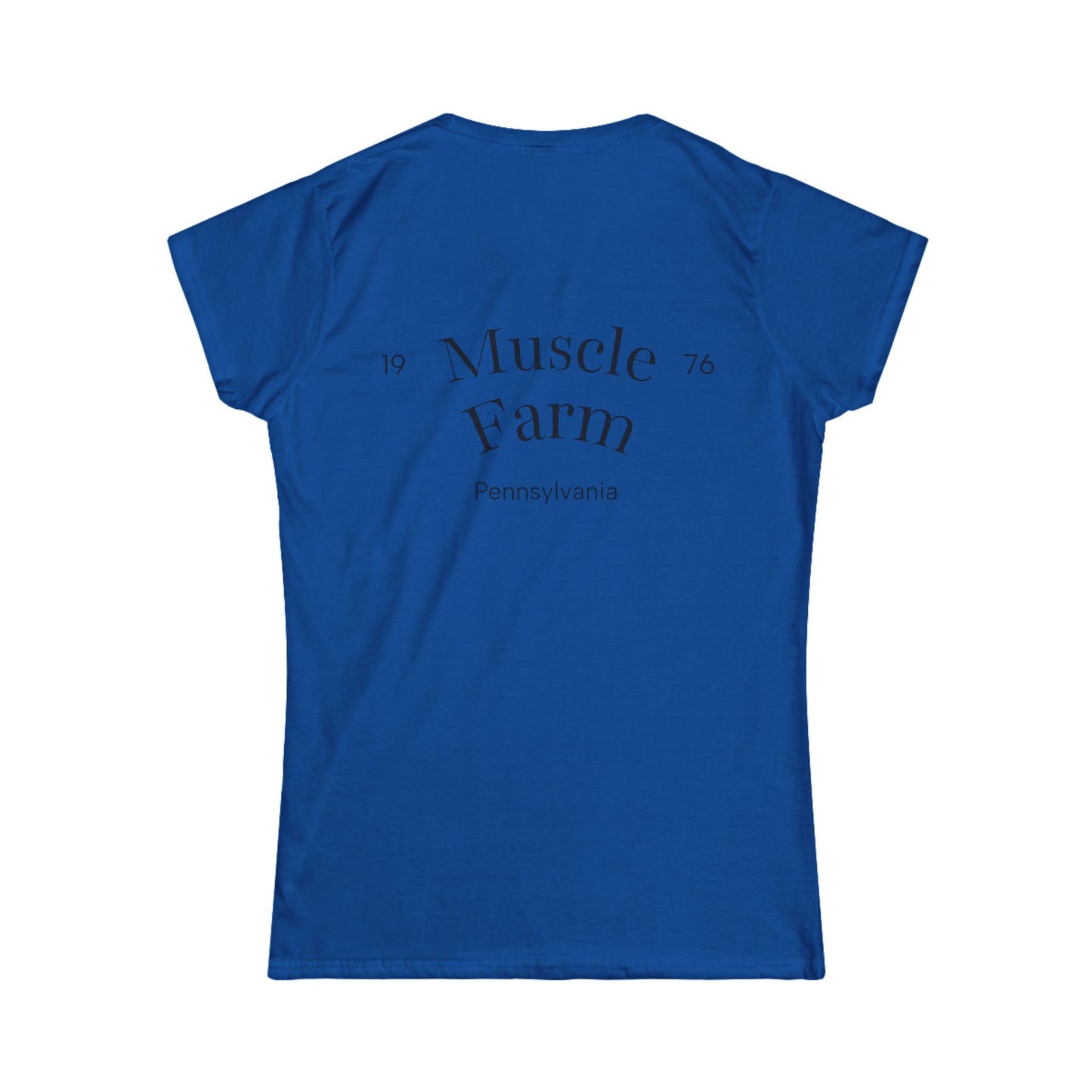 Women's Tee - Muscle Farm Wear Your Work Ethic Statement Shirt