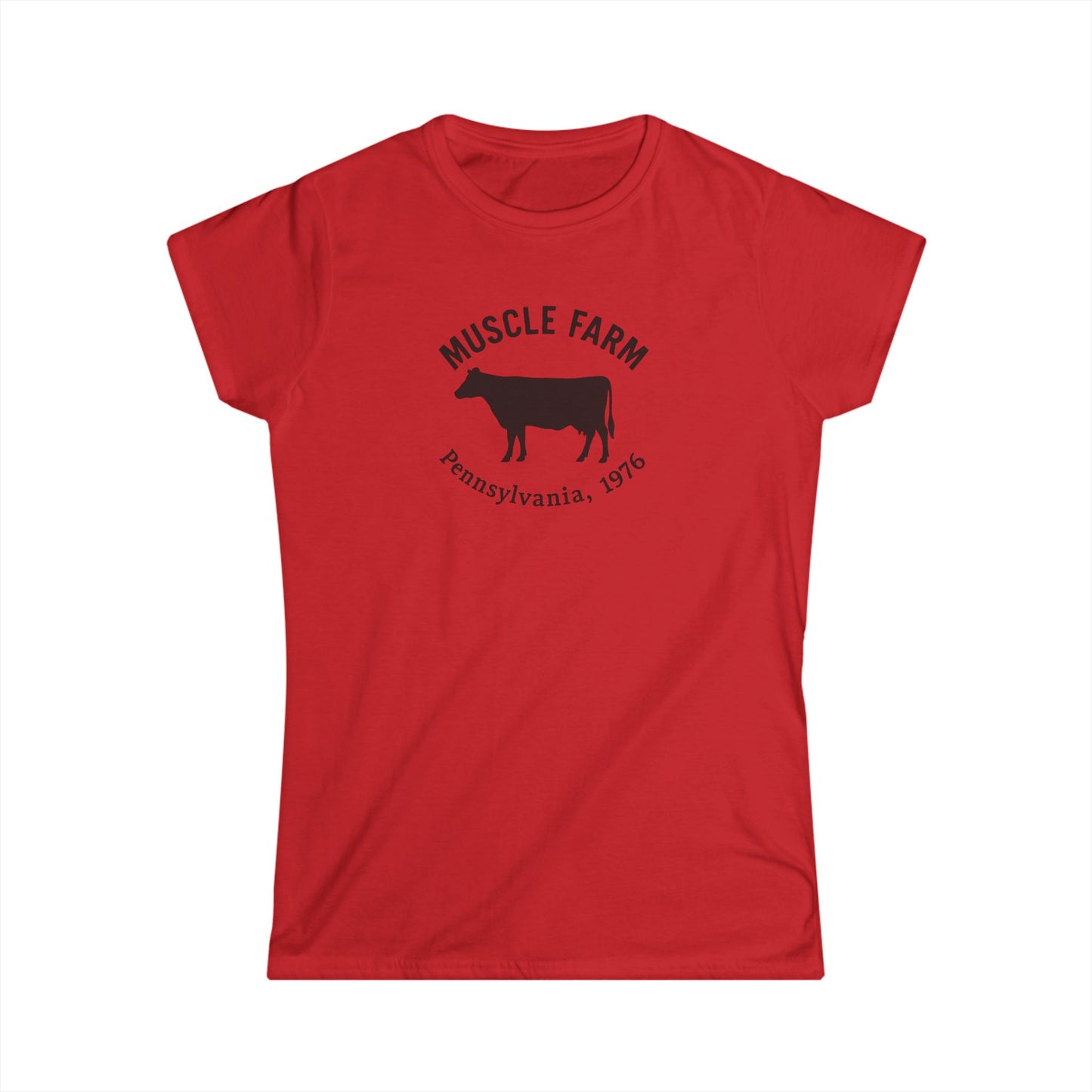 Women's Tee - Muscle Farm Wear Your Work Ethic Statement Shirt