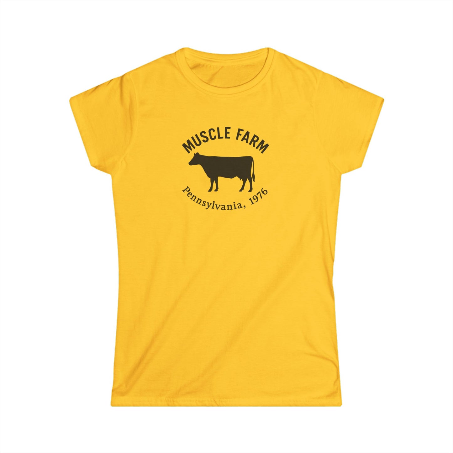 Women's Tee - Muscle Farm Wear Your Work Ethic Statement Shirt