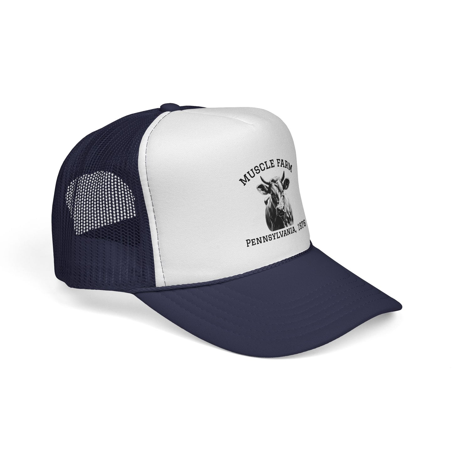 Fitness Trucker Cap - Muscle Farm Work Ethic Statement for Health & Strength