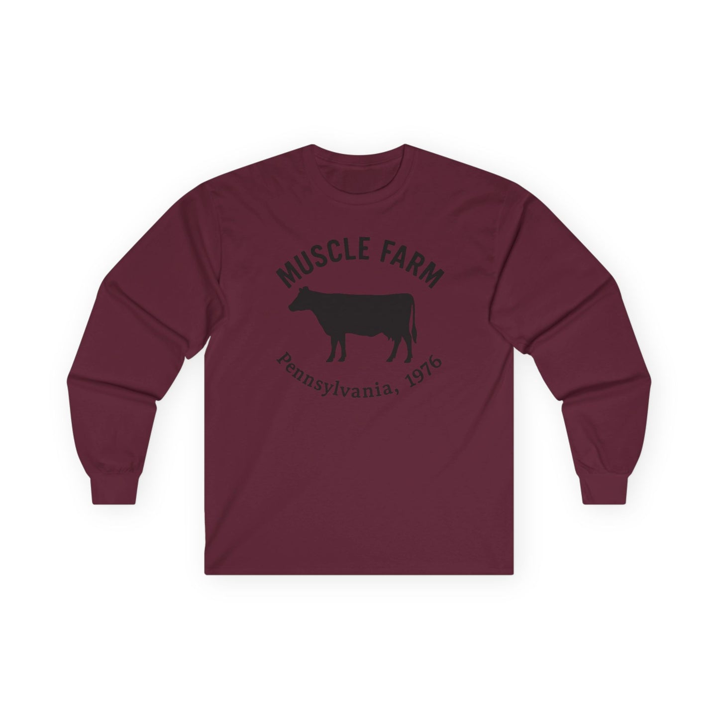 Muscle Farm Long Sleeve Tee - Harvest Your Gains, Unisex T-Shirt, Farm Aesthetic Apparel, Fitness Motivation Shirt, Casual Wear