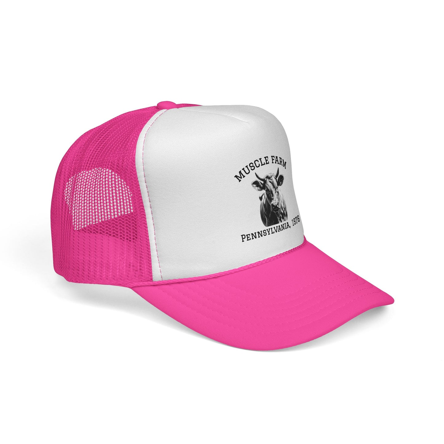 Fitness Trucker Cap - Muscle Farm Work Ethic Statement for Health & Strength