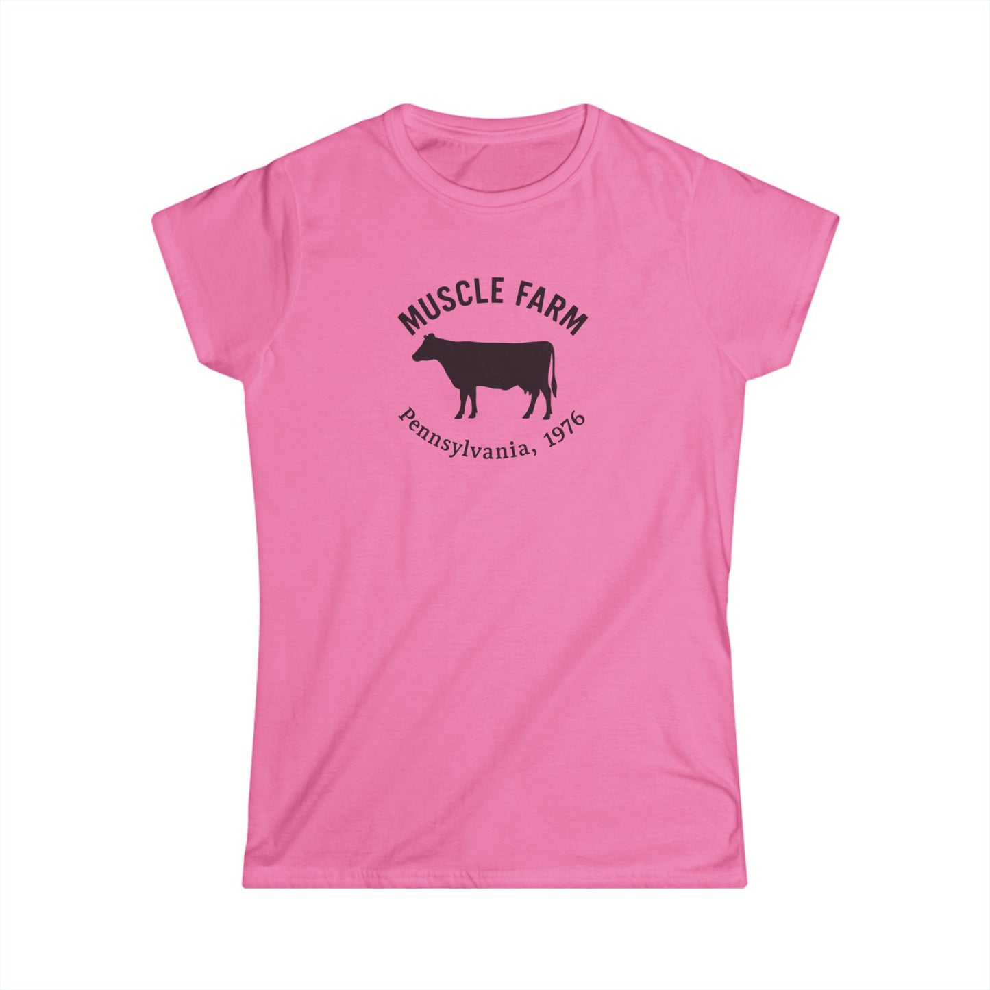 Women's Tee - Muscle Farm Wear Your Work Ethic Statement Shirt
