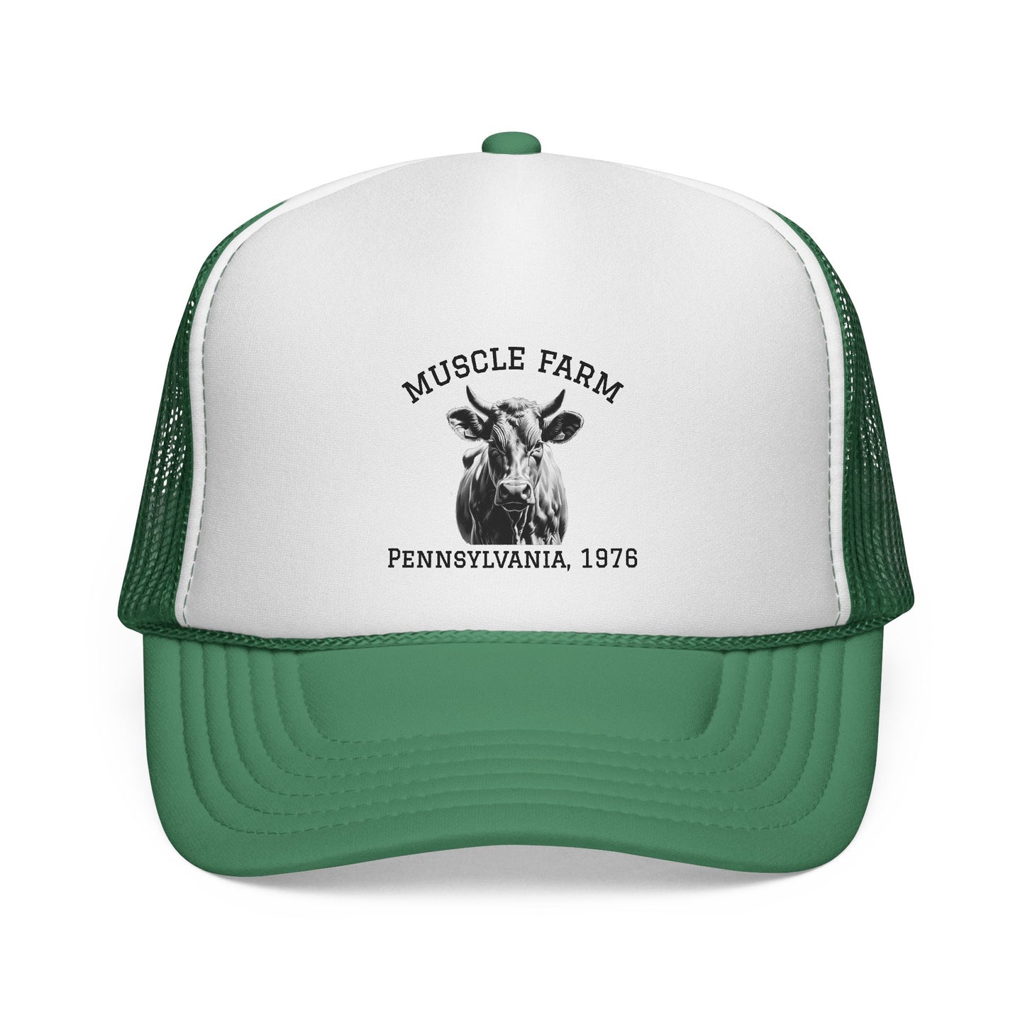 Fitness Trucker Cap - Muscle Farm Work Ethic Statement for Health & Strength
