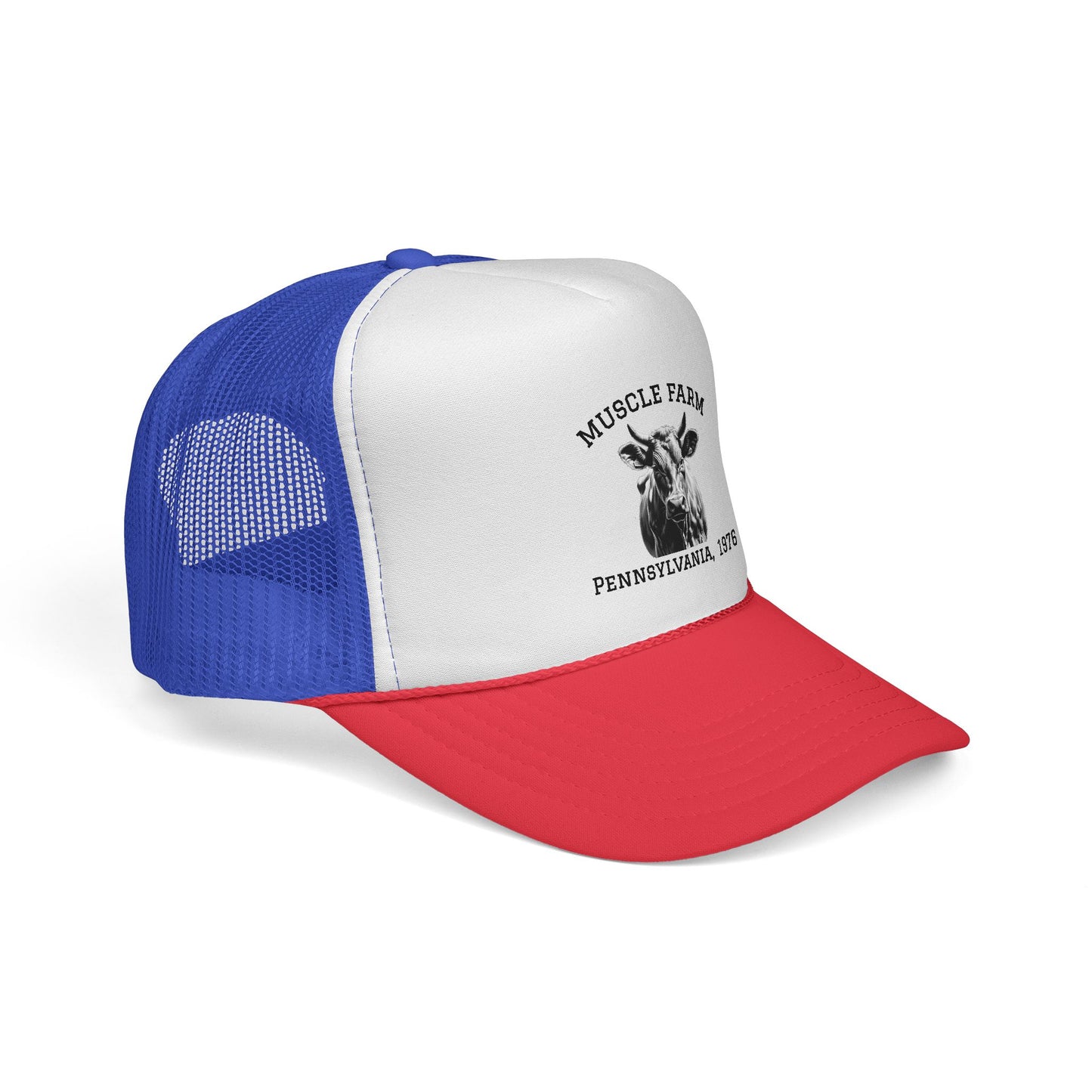 Fitness Trucker Cap - Muscle Farm Work Ethic Statement for Health & Strength