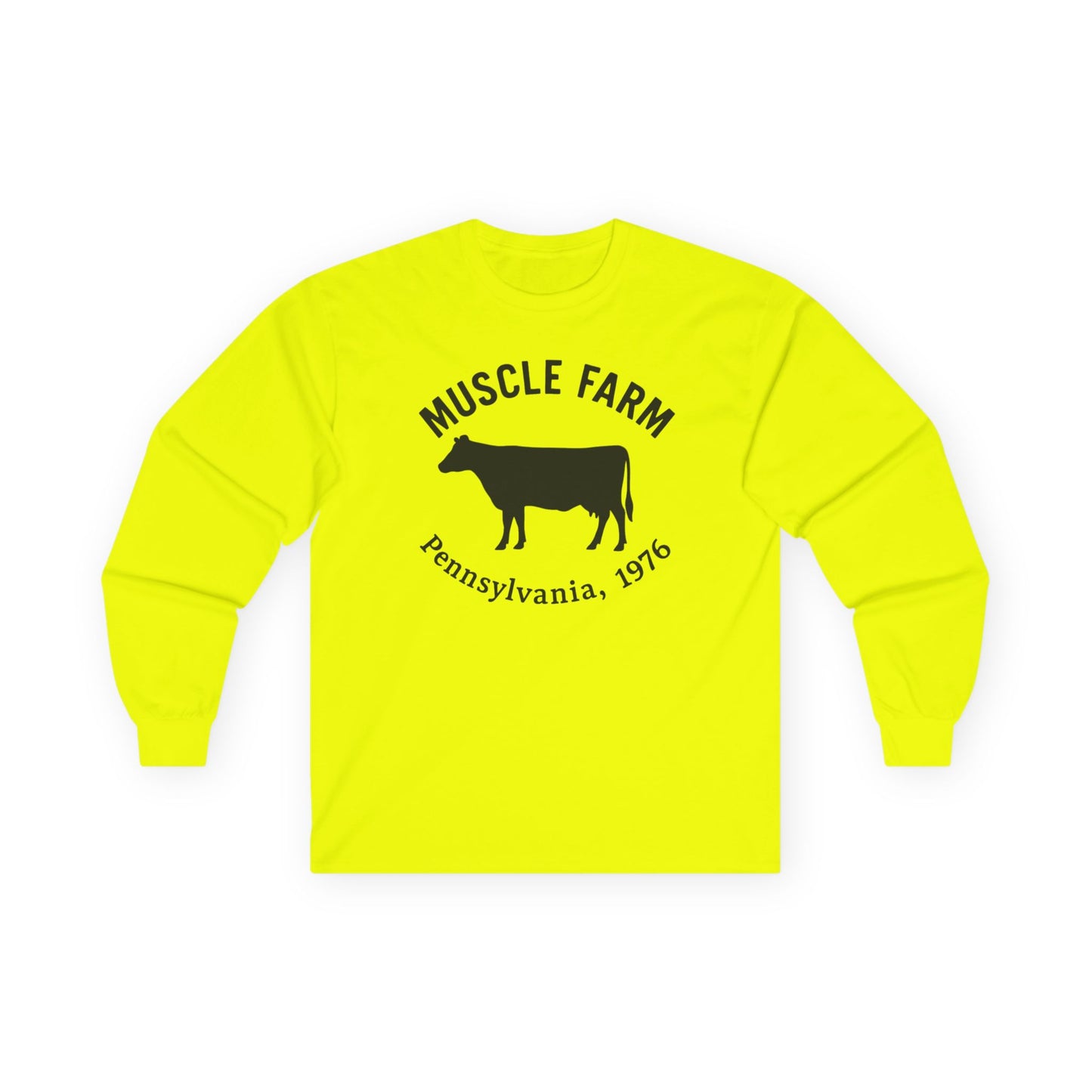 Muscle Farm Long Sleeve Tee - Harvest Your Gains, Unisex T-Shirt, Farm Aesthetic Apparel, Fitness Motivation Shirt, Casual Wear