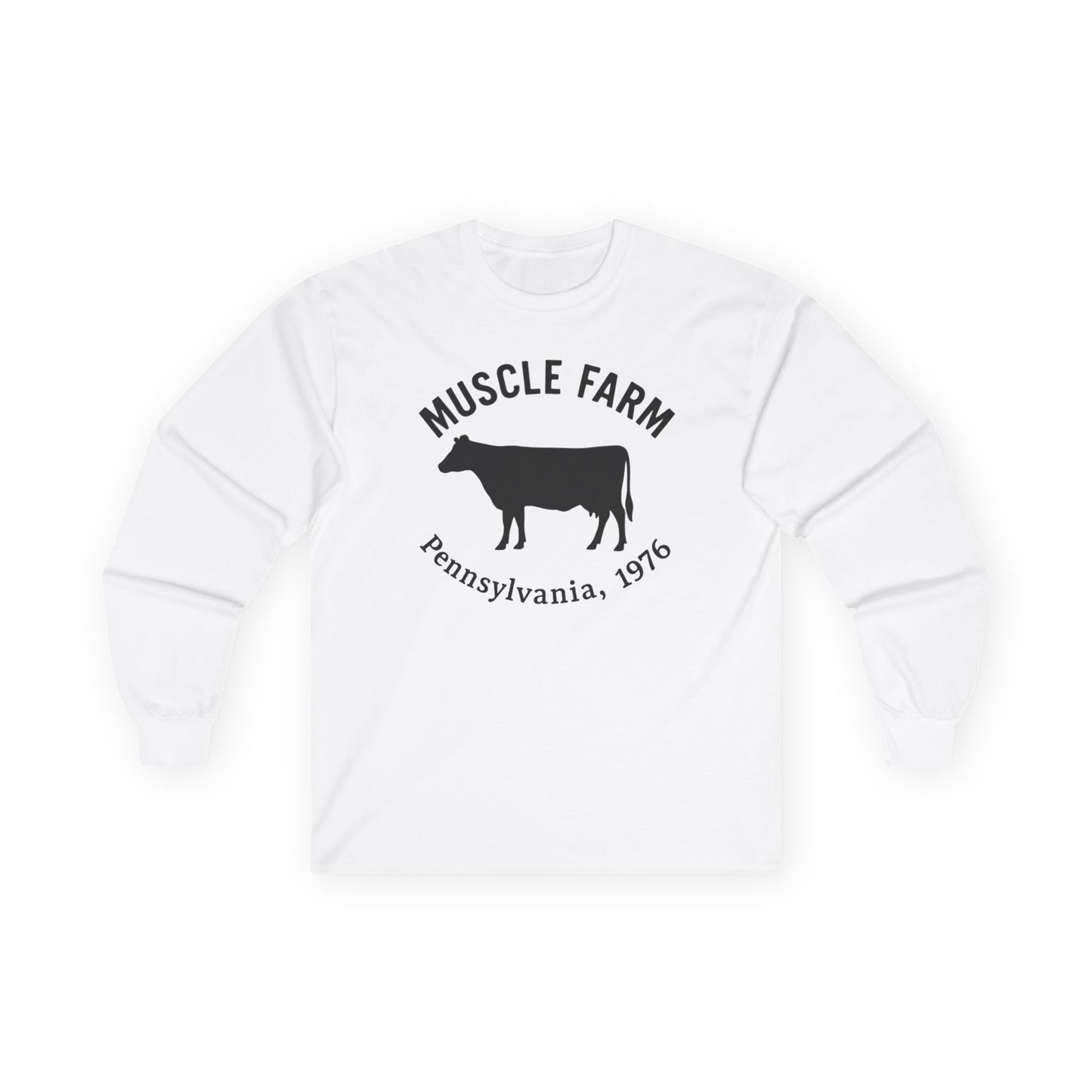Muscle Farm Long Sleeve Tee - Harvest Your Gains, Unisex T-Shirt, Farm Aesthetic Apparel, Fitness Motivation Shirt, Casual Wear