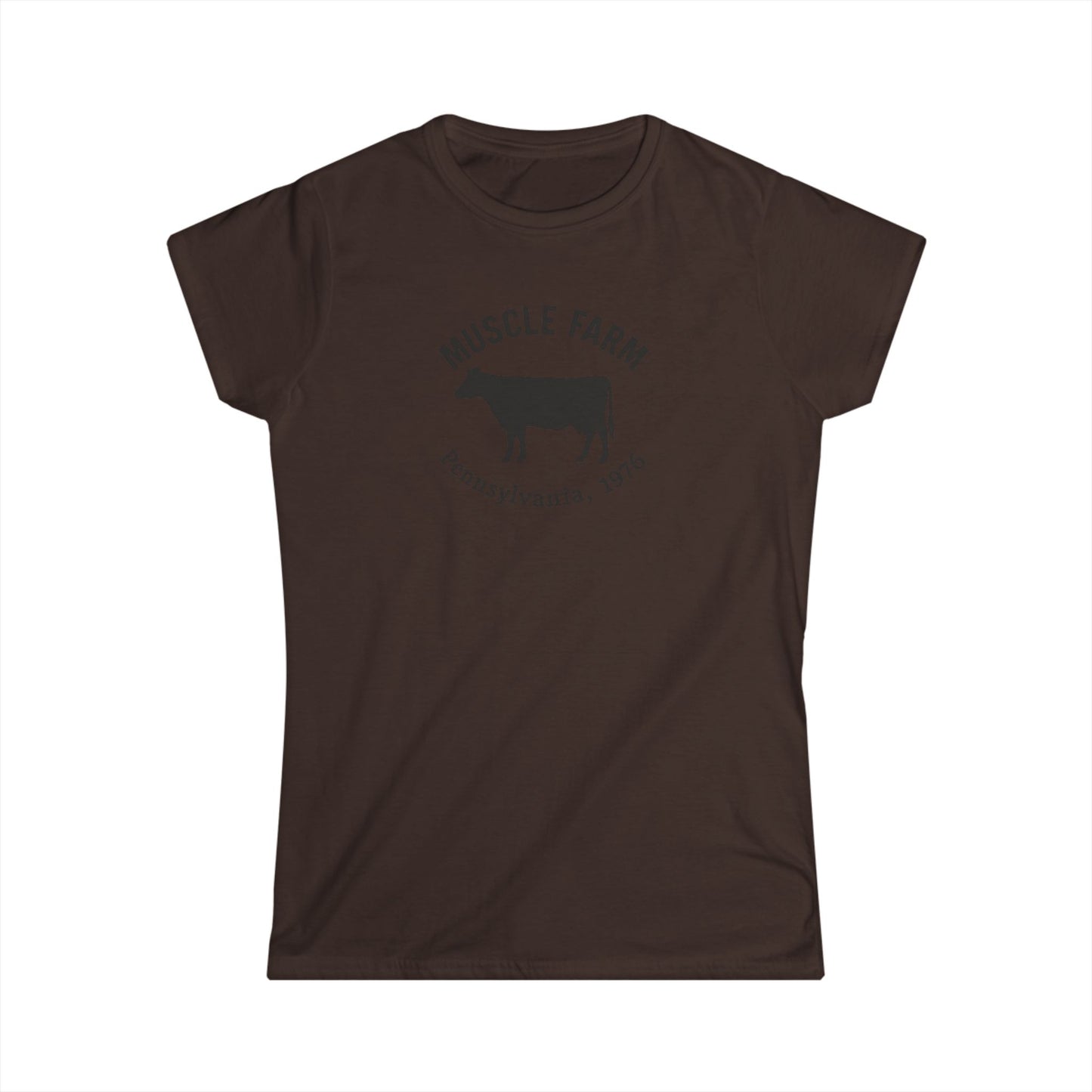 Women's Tee - Muscle Farm Wear Your Work Ethic Statement Shirt