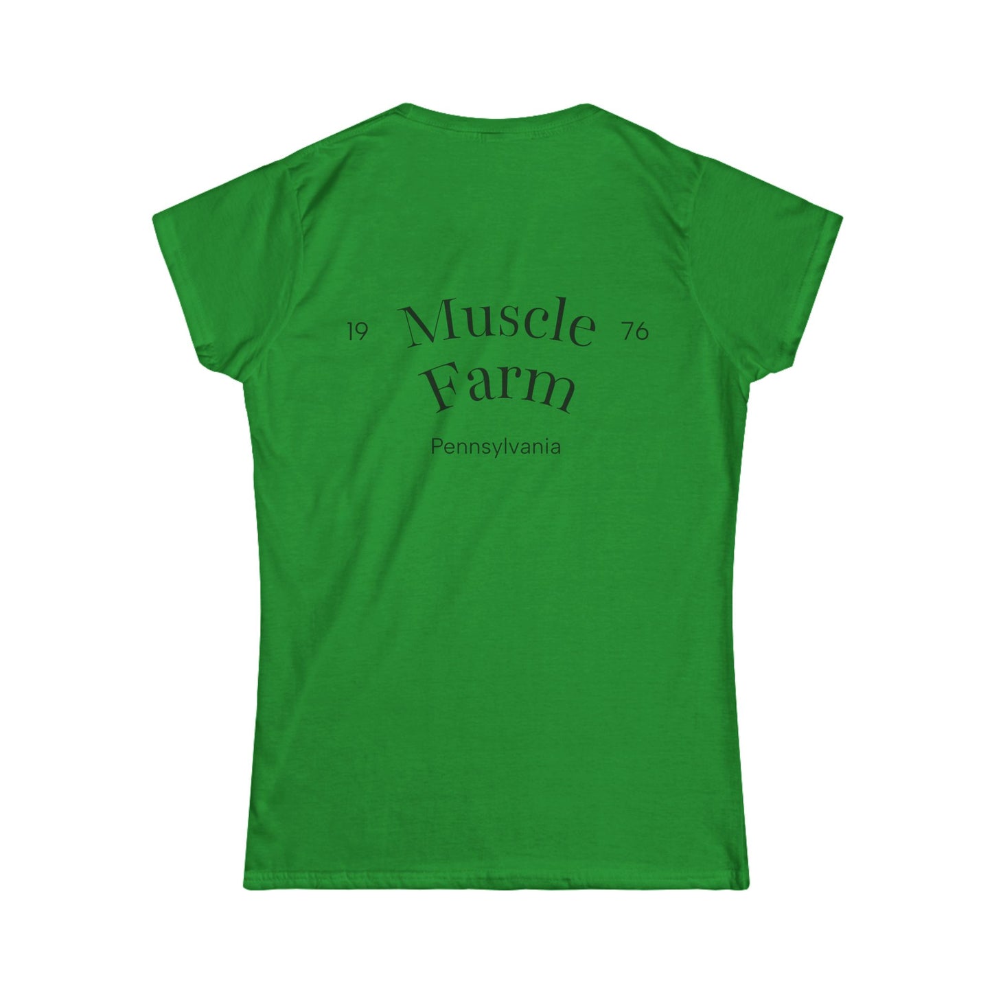 Women's Tee - Muscle Farm Wear Your Work Ethic Statement Shirt