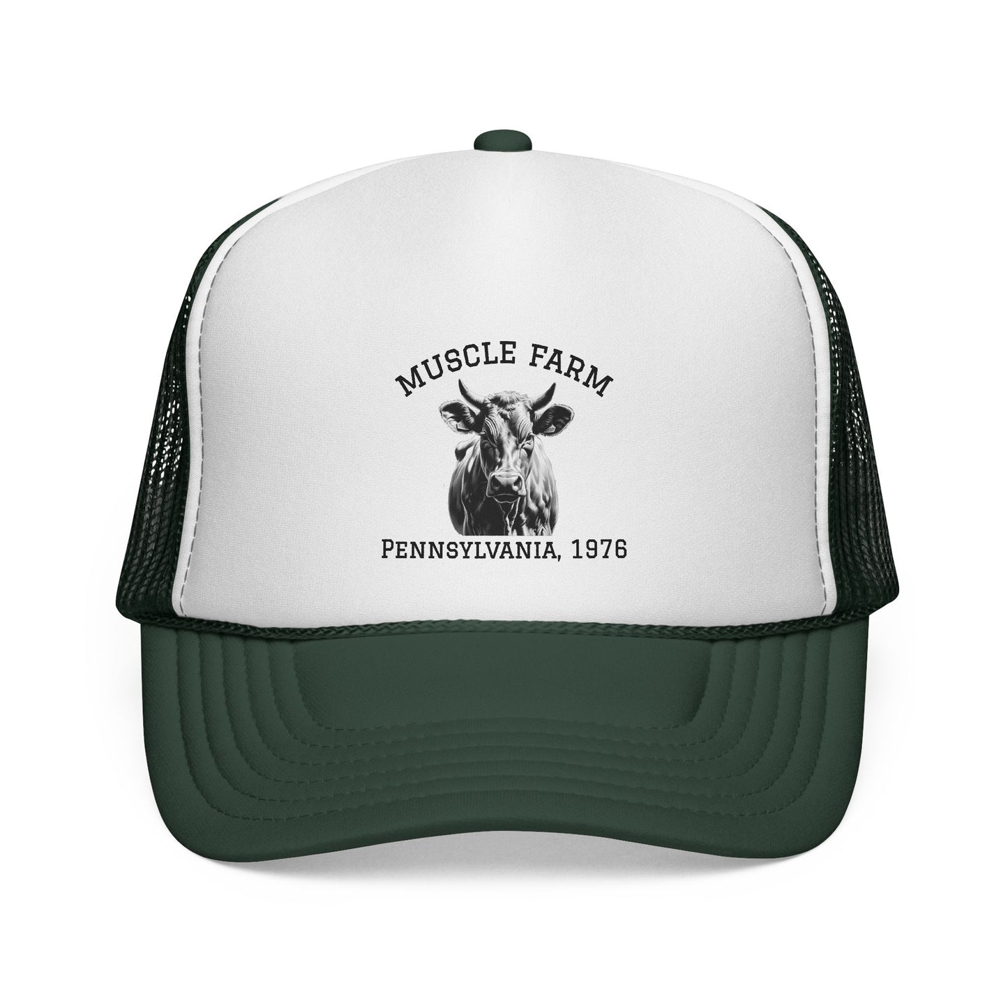 Fitness Trucker Cap - Muscle Farm Work Ethic Statement for Health & Strength