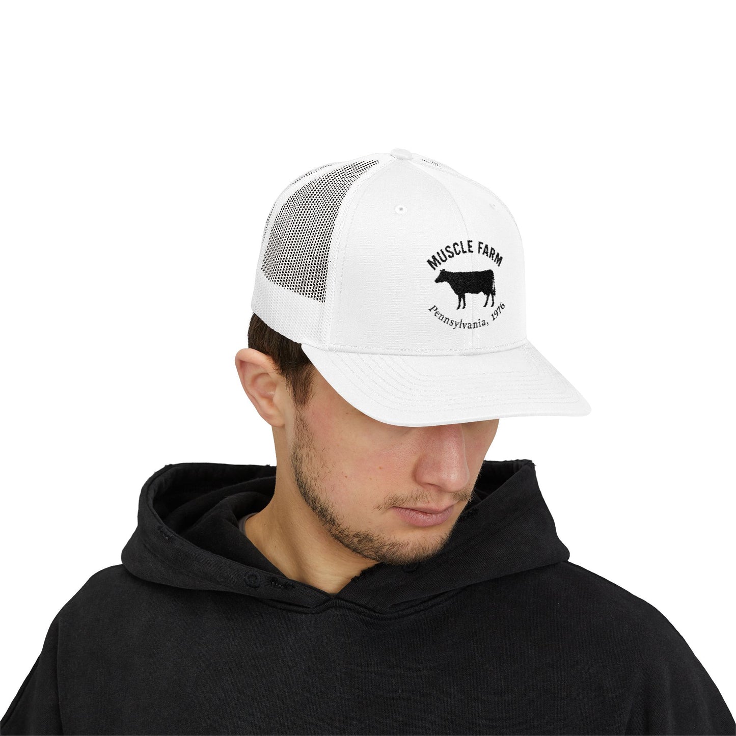 Muscle Farm Snapback Trucker Cap, Farm Hat, Country Style Cap, Gift for Farmers, Outdoor Activities Accessories