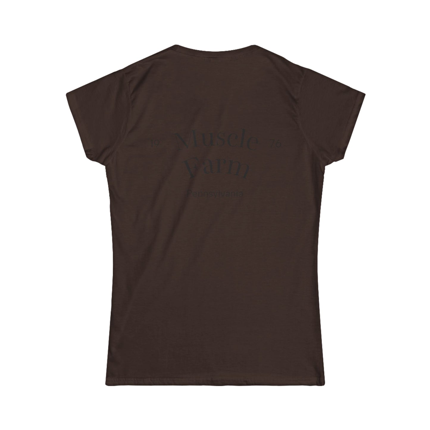 Women's Tee - Muscle Farm Wear Your Work Ethic Statement Shirt