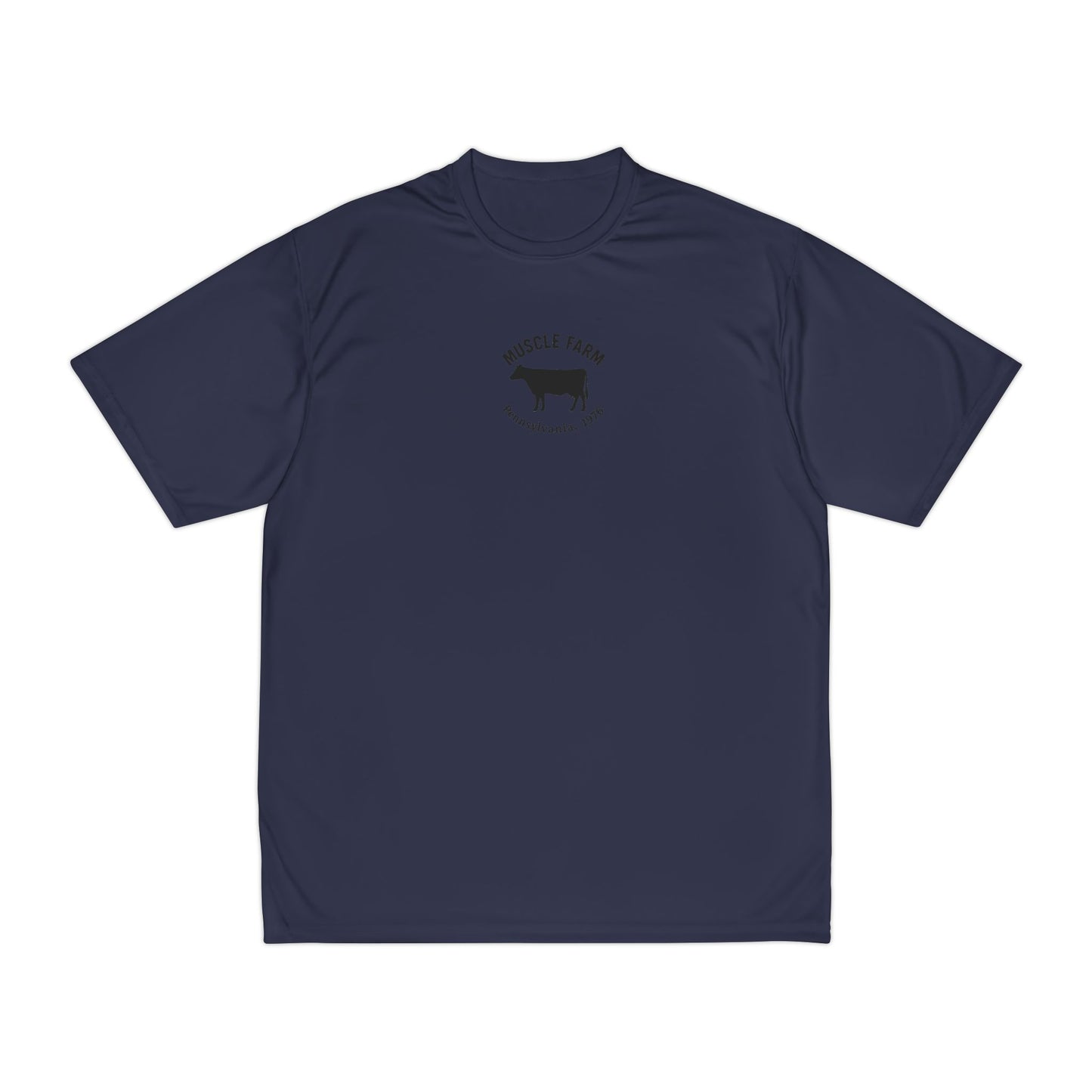 Performance T-Shirt for Men - Muscle Farm Work Ethic Badge of Honor Fitness Apparel