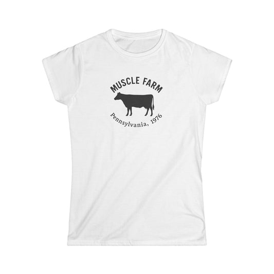 Women's Tee - Muscle Farm Wear Your Work Ethic Statement Shirt